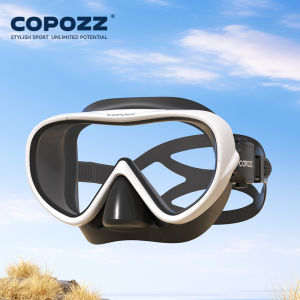 COPOZZ | COPOZZ Professional Diving Mask Full Vision Mask Underwater Snorkel Mask Set Swimming Snorkel HD Anti Fog Diving Equipment