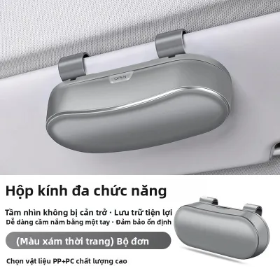 Hộp Đựng Kính Râm Ô Tô Di Động Hộp Đựng Kính Lái Xe Hộp Đựng Kính Mắt Hộp Đựng Kính Chắn Nắng Hộp Đựng Kính Đa Năng Cho Ô Tô Với Tính Năng Kẹp.