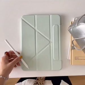 เคส iPad มีตัวล็อคปก เคสไอแพด ฝาพับแบบตัว Y สำหรับ Air6 11inch Gen10 Air4 Air5(10.9”)Gen9/Gen8Gen7 (10.2”) pro11/Pro12.9(2018-2022)pro11/ pro13(2024) เคสป้องกันแท็บเล็ต