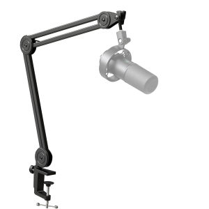 FIFINE Microphone Arm BoomSuspension Stand-Heavy Duty Boom with Desk Clamp for AM8GamingStreamingPodcastingRecording-BM63