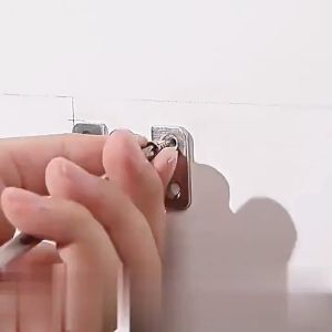 BF-C1250 Bracket Ambalan Plat Besi Gantungan Meja dan Pigura Bingkai Foto Type E / Braket E Wall