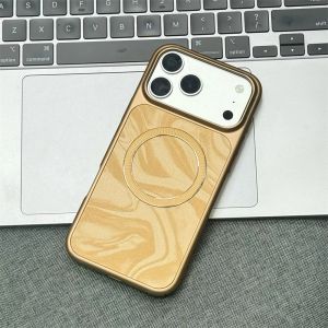 Ốp Lưng Từ Tính Sang Trọng Magsafe Cho iPhone 13 Pro Max Air Tương Thích Sạc Không Dây Chống Sốc Vỏ Mờ Có Da Nhân Tạo