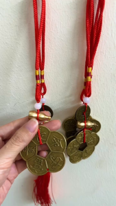 Dây Treo Phong Thuỷ Ngũ Phúc Kèm Móc & Bầu Hồ Lô – Mang Lại May Mắn Bình An