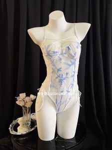 Hormones 💞💞 ชุดนอนยั่ว บอดี้สูท เย็บปักถักร้อย สวย ดูผ่าน ไม่มีเป้า ใส่สบาย พร้อมส่งจากไทย