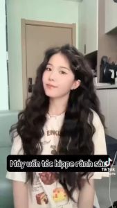 ● Máy Dập Tóc Xoăn Sóng Nước Hippie 32mm Chất Liệu Gốm Sứ Ceramic Cao Cấp Máy Làm Xoăn Sóng Nước Chỉnh Nhiệt