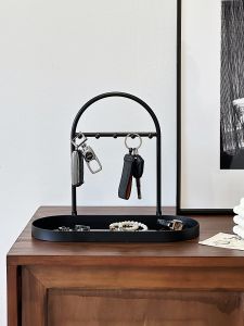 Minimalist Modern Stainless Steel Storage Box for Entryway Hallway Shoes Cabinet Tabletop Jewelry Ring Miscellaneous Items