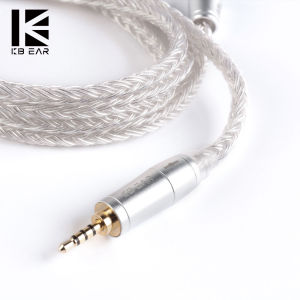 KBEAR 16 Core Upgraded Silver Plated Balanced Cable 2.5/3.5/4.4MM With MMCX/2pin/QDC Connector For BLON BL-01 BL-03 KBEAR KS2 kbear cable