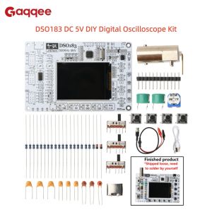 DSO183 DC 5V DIY Digital Oscilloscope Kit 0-500kHz Oscilloscope Soldering Kit Type-C Interface For Electronics Enthusiasts
