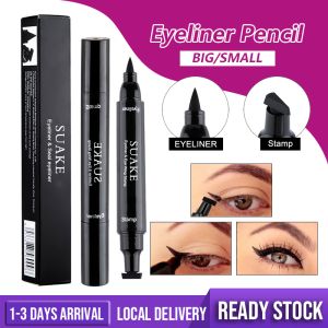 2 in 1 Seal Liquid Eyeliner Stamp Pen Eye Liner pencil Waterproof Long Lasting Natural Makeup Pen Liquid Eyeliner Quick Dry