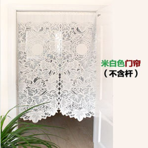 Vách Ngăn Cửa Sổ Phong Cách Hàn Quốc Màu Trơn Phòng Bếp Vách Ngăn Phong Thủy Nửa Cửa Sổ Vải Chống Muỗi Vách Ngăn Phòng Ngủ