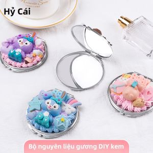 XICAI | DIY Creative Portable Handheld Folding Makeup Mirror