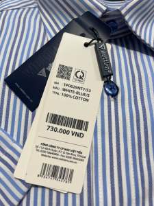 (1P0629)Áo sơ mi viettien ngắn tay lai bầu (Regular )