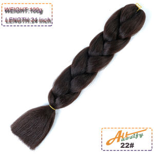 Allaosify Synthetic Jumbo Braids 24 Inch 100g Hair For Crochet Black Red Pink Brown 100 Colors Womens Braiding Hair Extensions