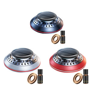 Solar Powered Automatic Car Perfume Diffuser Remove Odor Essential Oil Diffuser Aluminum Alloy Auto Interior Accessories