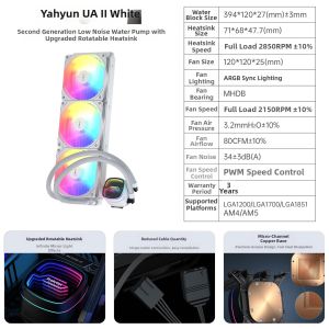 ARGB Silent Fan Infinite Mirror CPU Cooler
