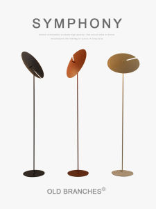 Spanish Symphony Living Room Floor Lamp Modern Normcore Designer Creative Art Study and Bedroom Bedside Lamp