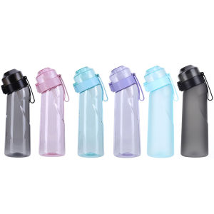Bright Color 650ML Water Bottle with Flavor Infuser and Straw Reusable Sports Bottle for Outdoor Use