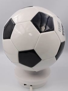 Quả Bóng Đá số 5 Banh Đá Da Cao Cấp Size 5 tặng kim bơm màu trắng đen