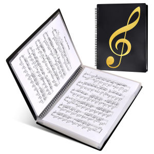 Sổ Đựng Nhạc Giấy Khổ 8.5 X 11.5 Inch - 60 Trang Kích Thước Letter A4 Chất Liệu PVC Dành Cho Nhu Cầu Sắp Xếp Của Nhạc Sĩ