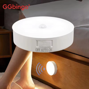 Type-C Motion Sensor Light Rechargeable Light Lamp Bedside LED Night Light for Stairs Hallway Cabinet Closet Bedroom Nightlight