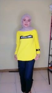 Setcel Cargo By dm3 lengan panjang One Set Wanita: Setelan baju dan celana wanita kekinian terbaru 2025