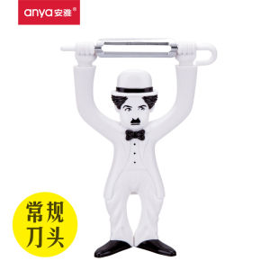 Anya zhuilin มีดปอกเปลือกมีดปอกเปลือกและขูดหนังบางผลไม้มันฝรั่งใช้ในครัวเรือนห้องครัวมัลติฟังก์ชั่มีดสแตนเลส