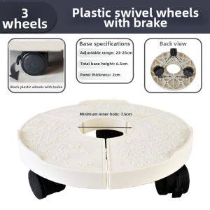 Omni-directional Wheeled Stand Bracket