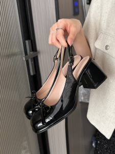 Bow French Style Mary Jane Platform Shoes