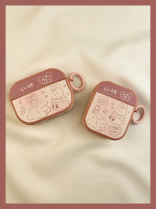 Pink Line Rabbit AirPods pro 3 Case Compatible with Pro2 Earphones Suitable for Wireless Bluetooth Generations 3 4 5