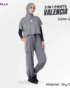 BAWAHAN ROK OLAHRAGA 3 IN 1 VALENCIA BY ROCELLA