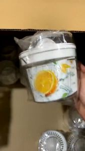 Dụng cụ vắt cam trong suốt Việt Nhật có lưới lọc nắp đậy kèm ca đong định mức