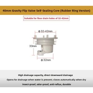 Jiaxun | Anti-odor Anti-flood Large Flow Threaded Inner Core Floor Drain Filter