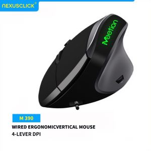 NexusClick Vertical Ergonomic Wireless Mouse Type‑C Rechargeable Adjustable DPI Ergonomic Mouse Pain Relief Wrist Comfort Mice
