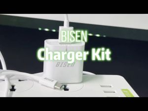 BISEN BC-2690 2.4A Wall Charger w/ Multi Protection & 1 Meter Cable For Micro/ Type-C / iPh