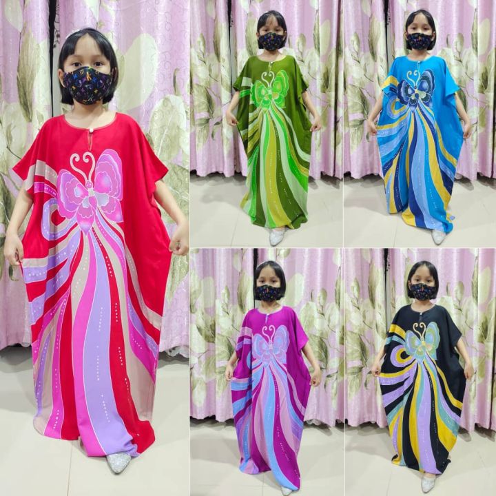KAFTAN BATIK KANAK-KANAK/ KAFTAN BATIK BUDAK Lazada