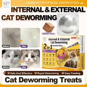 Buy 3 Free 2 Cassiel Pet Chew Tablets 2 In 1 Anti Tick And Flea Remover Heartworm Dewormer For Cats