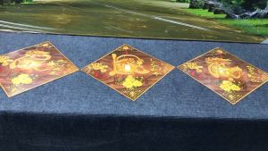 Bộ tranh decal Phúc Lộc Thọ trang trí Tết dán tường tích hợp sẵn keo - nhiều mẫu và kích thước