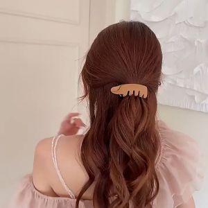Gratis Semua - Klip Rambut Ekor Kuda Tinggi / Klip Rambut Wanita / Klip Pisang Jaring Kepala Belakang / Klip Rambut Anak Perempuan