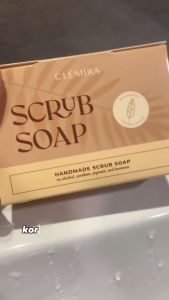 Clemira body scrub Sabun Daki Sabun Putihkan Kulit Scrub Body Whitening Pemutih Badan Seluruh Lulur Pemutih Badan Pemutih Ketiak Whitening Soap Luffa Soap Original