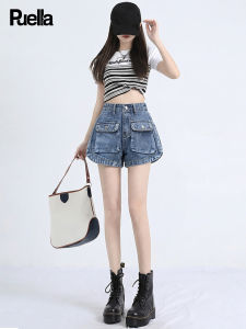 puella | High Waist Multi Pocket Work Style Loose A-line Shorts