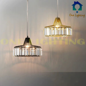 Modern Simple Design Art Loft Crystal Hanging Pendant Light CEILING LIGHT LAMPU HIASAN GANTUNG