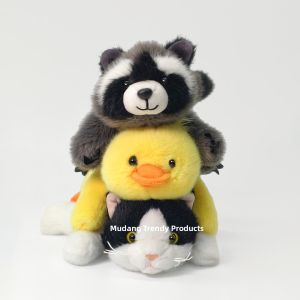 Star Fragrance Three Postures Schnauzer Dog Duck Raccoon Dolls Palm Treasure Childrens Gifts Plush Toys Polyester Fiber