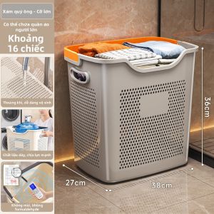 LIWAN | Giỏ Giặt Có Phân Cách Dung Lượng Lớn