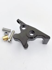 อุปกรณ์ปรับปรุงรถจักรยานยนต์ไฟฟ้าแบบแหวนเบรกอะลูมิเนียมผสม อุปกรณ์เสริมแฮนด์บรัคเกอร์ด้านซ้าย