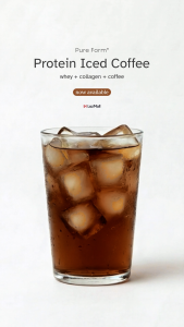 Pure Form® Protein Iced Coffee™ | 12g Clear Whey + Collagen Protein | Vietnamese Arabica Coffee
