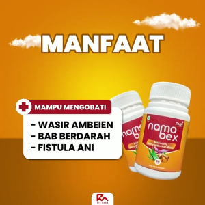 Namobex Obat Wasir Kapsul Herbal Bantu Meringankan Ambeyen Benjolan Pada Anus