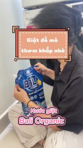 Nước Giặt Xả Túi Baligold Organic công nghệ Hàn Quốc 3 Lít Hương Thơm Dịu Nhẹ Đậm Đặc Lưu Hương Lâu