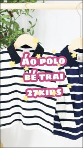 Áo polo bé trai WELLKIDS tay dài sọc ngang thu đông cổ bẻ lịch sự cho bé từ 2-8 tuổi BLPO1