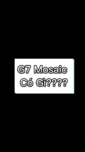 Gạch mosaic xà cừ khảm trai G7K005 có độ bền cao khả năng chống mài mòn và kháng nước thiết kế bắt mắt chịu nhiệt tốt ốp lát nội ngoại thất trang trí khách sạn nhà hàng quán ăn shop