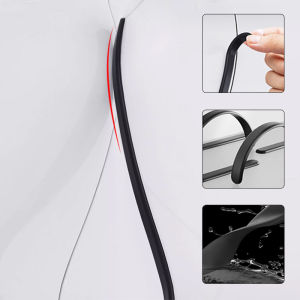 4 cái mở rộng cửa xe Dải hãm xung áo bảo vệ cơ thể đen chống trầy xước & chống trầy xước Băng bảo vệ trang trí thân xe dải